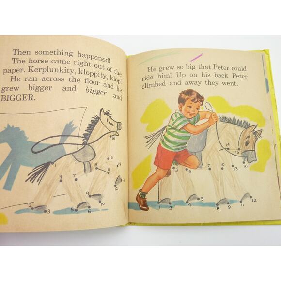 Peter's Pencil Childs Book by Paula Hurley Butler Whitman Tell A Tale - Picture 6 of 10
